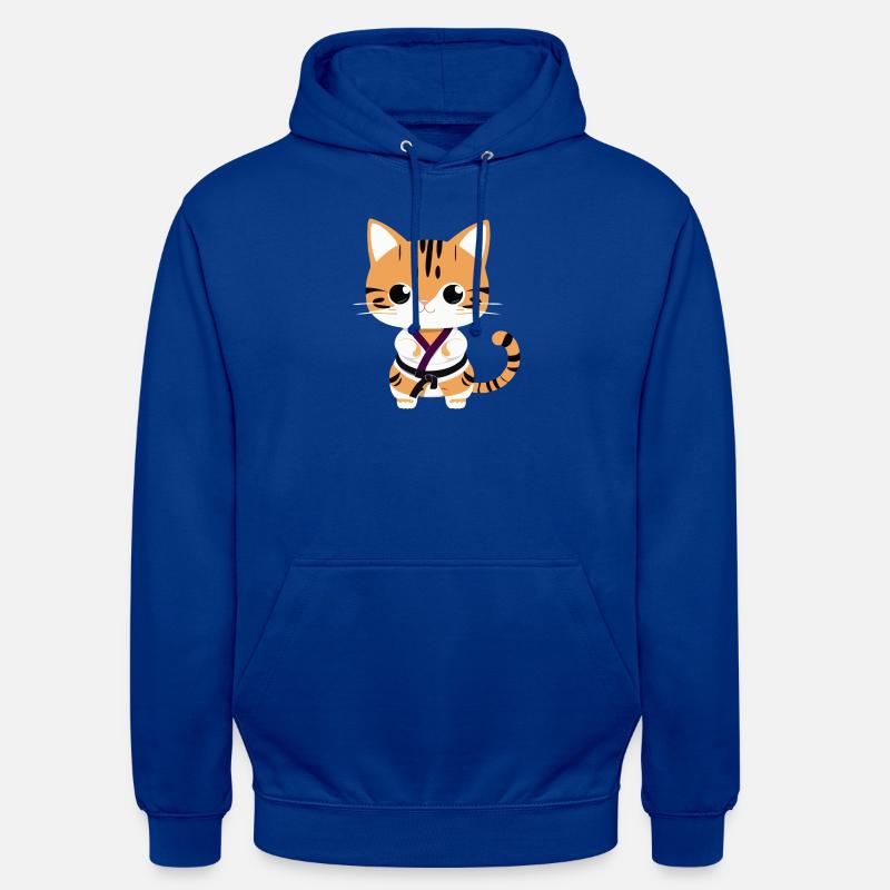 Chatons de karaté - Sweat-shirt à capuche unisexe - bleu royal