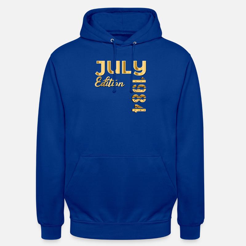 42E ANNIVERSAIRE JUILLET 1984 - Sweat-shirt à capuche unisexe - bleu royal