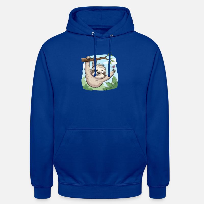 Faultier - Unisex Hoodie - Royalblau