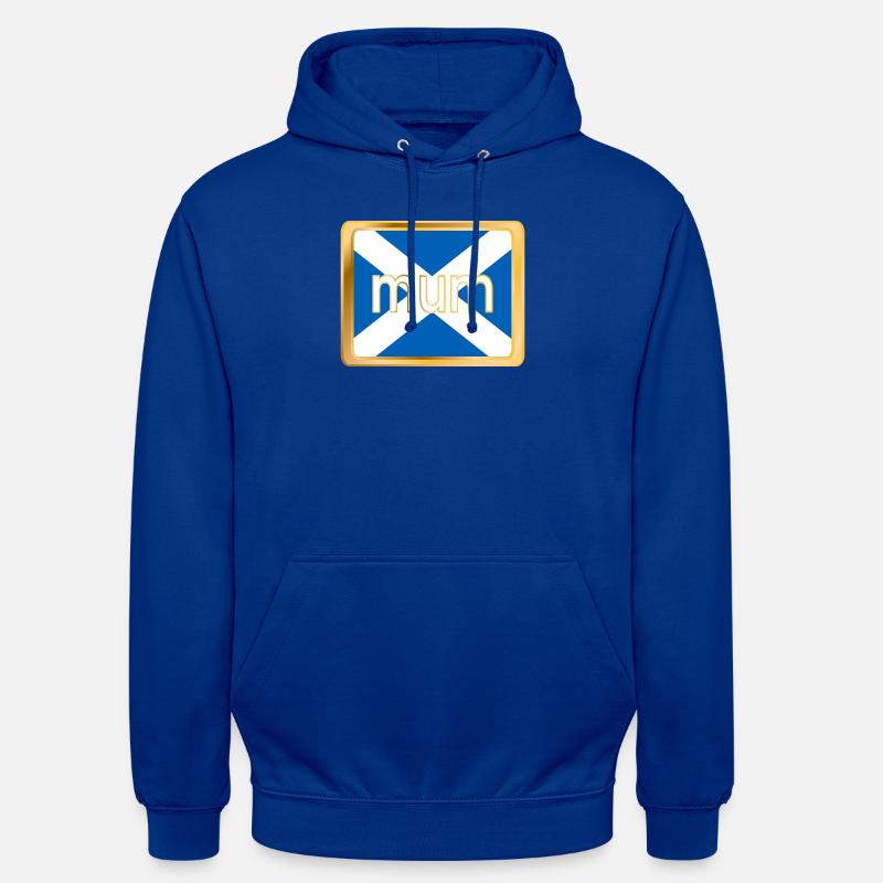 Mère de la mère de l’Écosse - Sweat-shirt à capuche unisexe - bleu royal