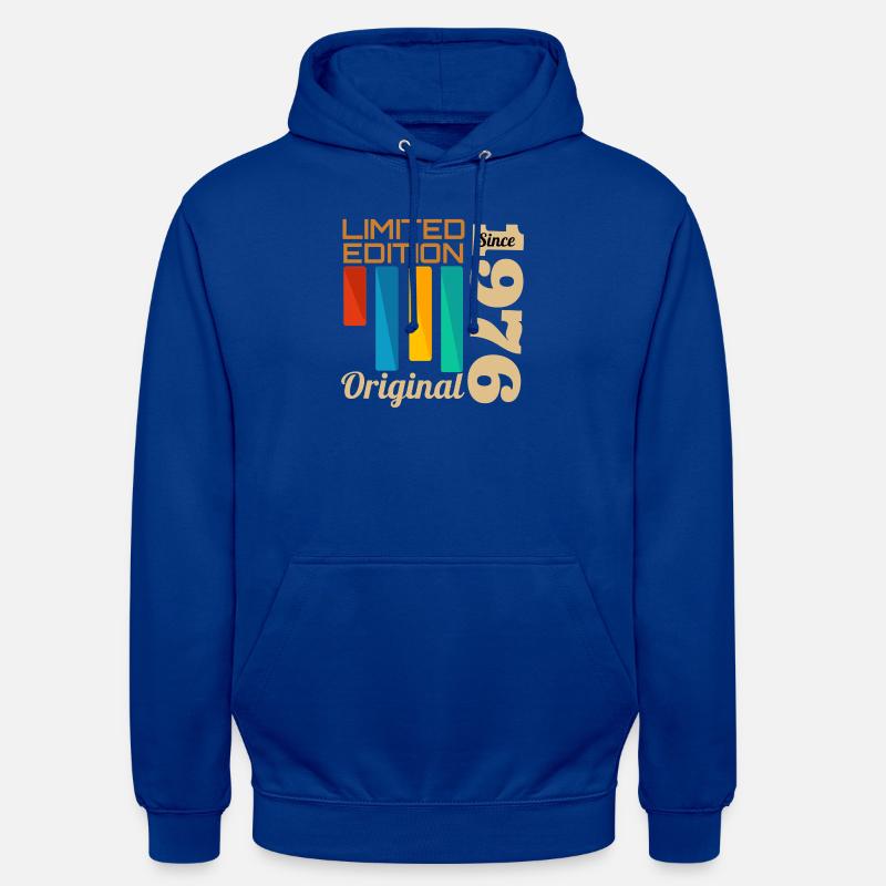 Edition Limitée Original 1976 Anniversaire  - Sweat-shirt à capuche unisexe - bleu royal