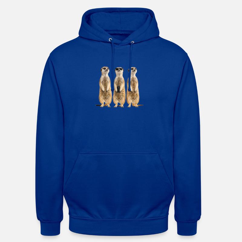 Funny Erdmänchen Security Team - Unisex Hoodie - bright royal