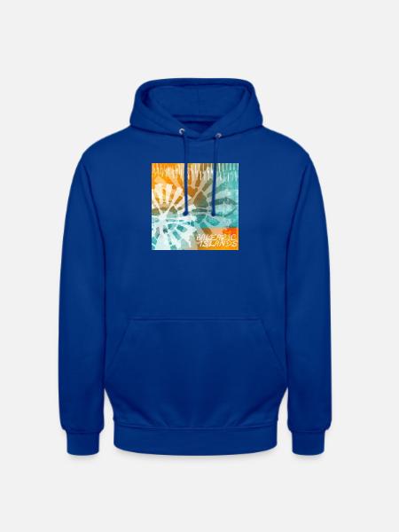 Balearic Islands Tie-Dye - Unisex Hoodie - bright royal