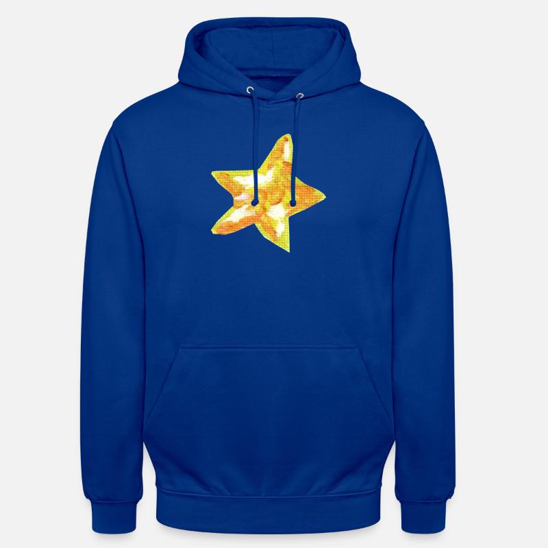 Étoile - Sweat-shirt à capuche unisexe - bleu royal