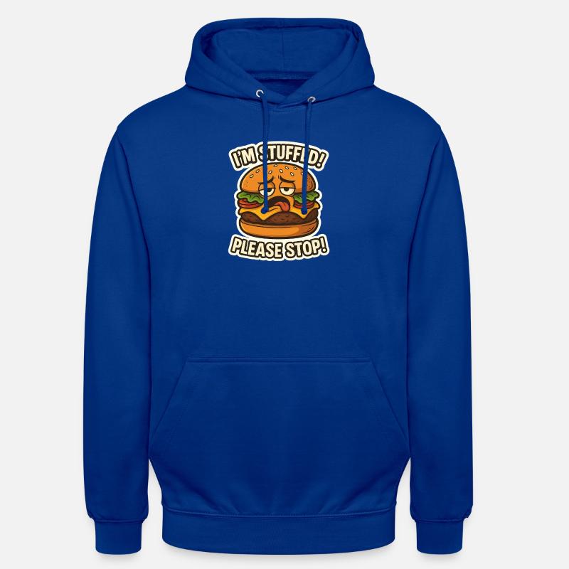 Ich bin gefüllter Hamburger - Unisex Hoodie - Royalblau