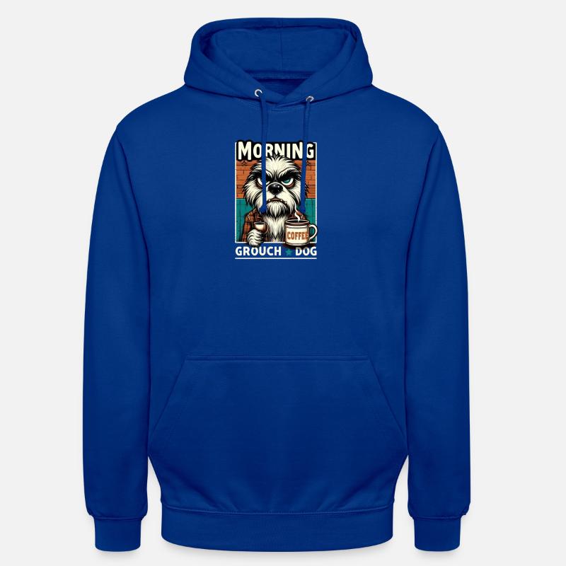 Café dès le matin - Sweat-shirt à capuche unisexe - bleu royal