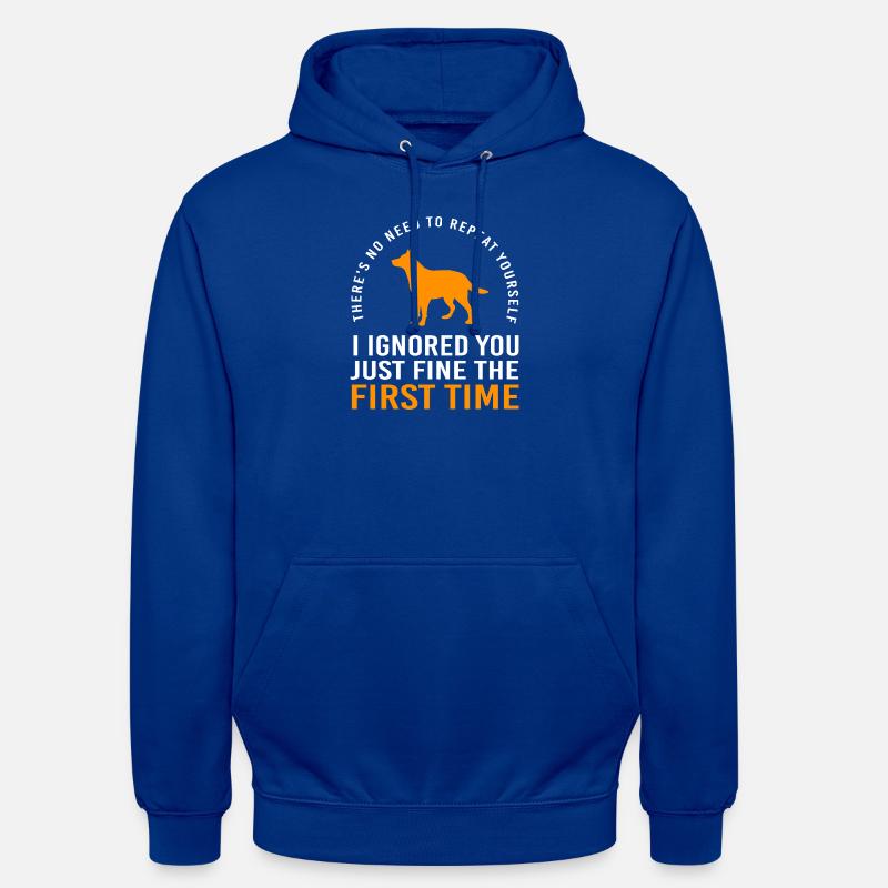 Bouvier australien chien - Sweat-shirt à capuche unisexe - bleu royal
