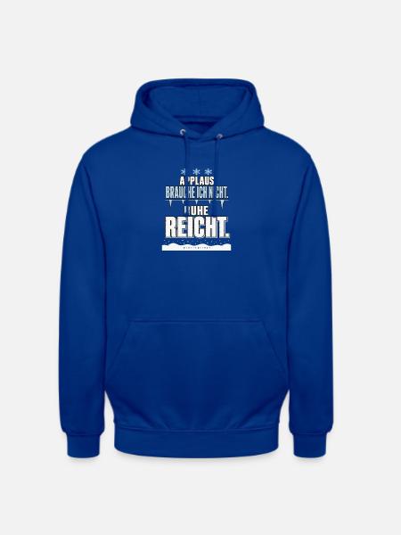Applaus Brauche Ich Nicht - Winterdienst - Unisex Hoodie - Royalblau