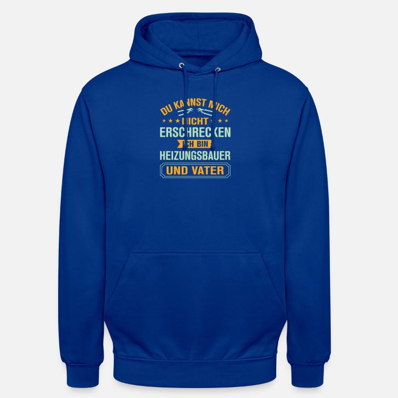 Heating Engineer Heating Construction Plumber Plumber - Unisex Hoodie - bright royal