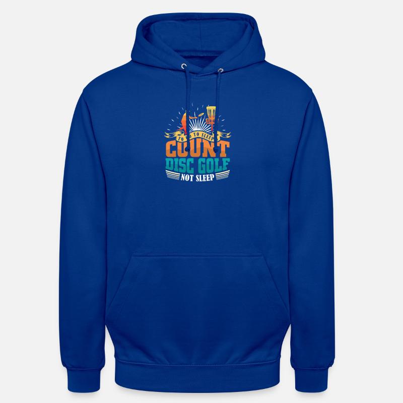 Cadeaux de disc golf Disc Golf - Sweat-shirt à capuche unisexe - bleu royal