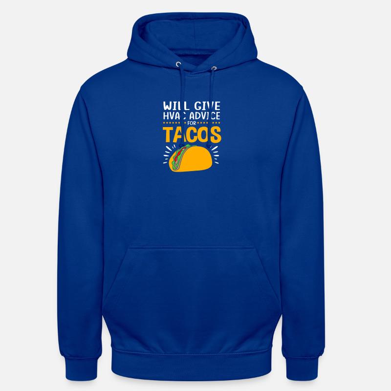 Technicien climatisation Technicien Réfrigération Chauffage - Sweat-shirt à capuche unisexe - bleu royal