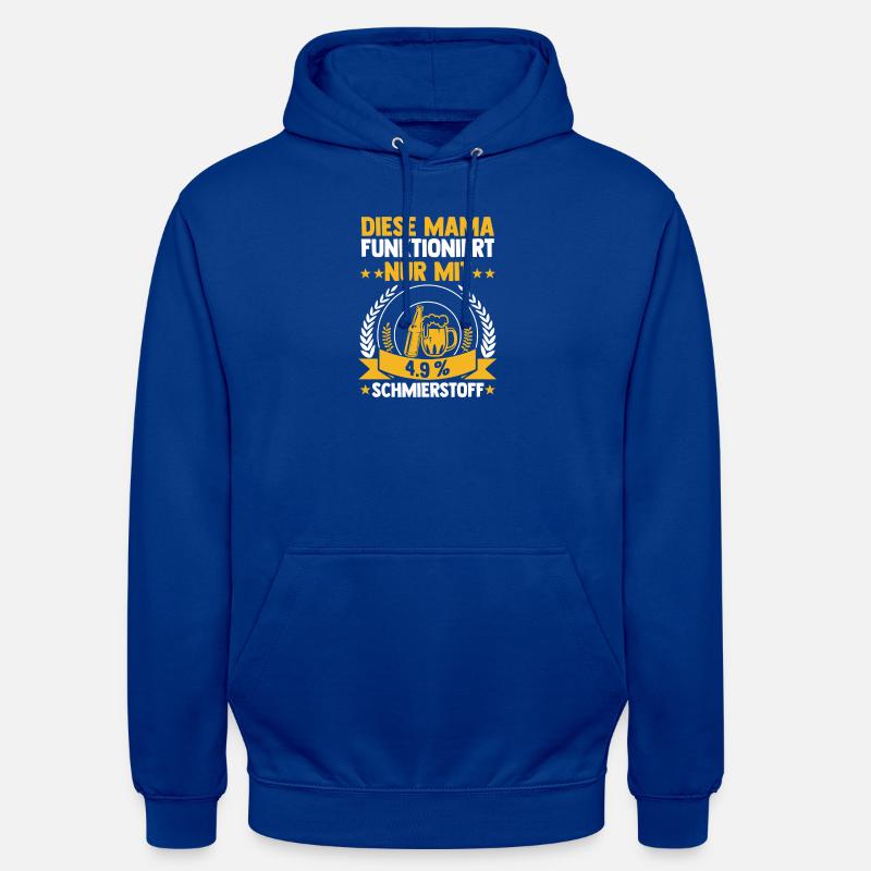 Bier Bierliebhaberin Mutter Mama - Unisex Hoodie - Royalblau