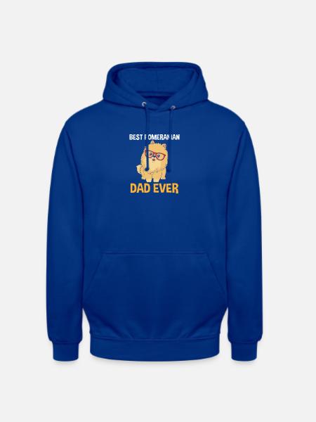 Zwergspitz Pomeranian Papa - Unisex Hoodie - Royalblau