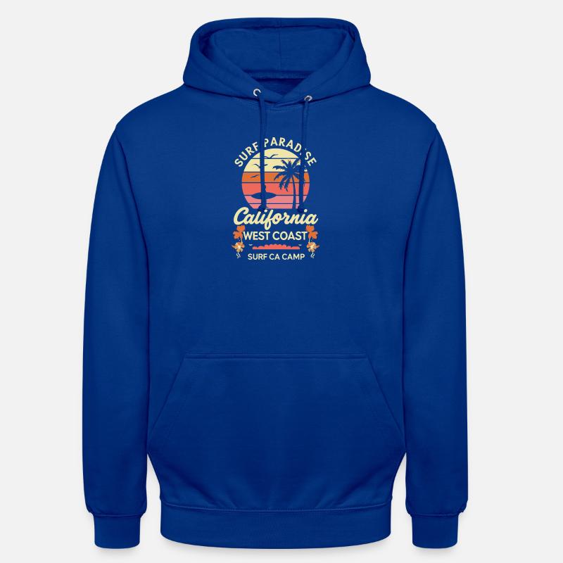 Paradis des surfeurs - Sweat-shirt à capuche unisexe - bleu royal