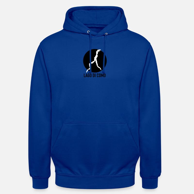 LAGO DI COMO - Comer See - Unisex Hoodie - Royalblau