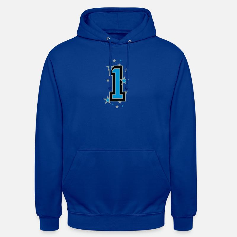 Nummer Eins 1 - Unisex Hoodie - Royalblau
