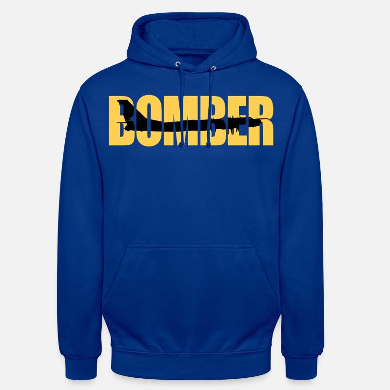 Bomber Tu-95 - Unisex Hoodie - bright royal
