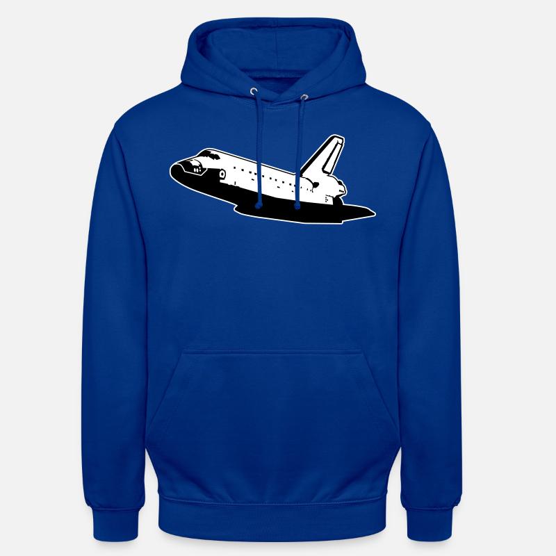 Navette spatiale (aucun emblèmes) - Sweat-shirt à capuche unisexe - bleu royal