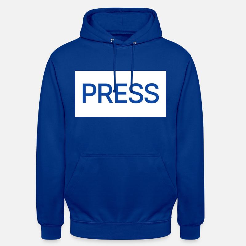 PRESSER - Sweat-shirt à capuche unisexe - bleu royal