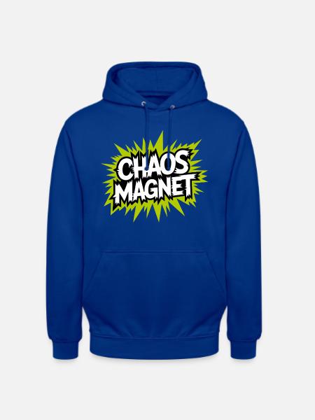 Chaos Magnet Comic Explosion - Unisex Hoodie - Royalblau