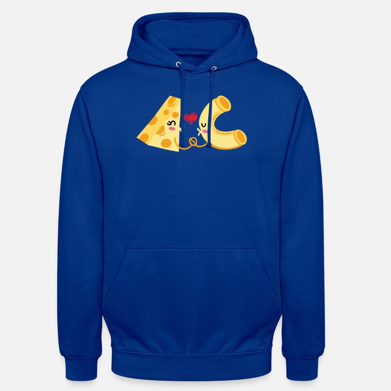 Fromages et nouilles Parfaits Ensemble - Sweat-shirt à capuche unisexe - bleu royal