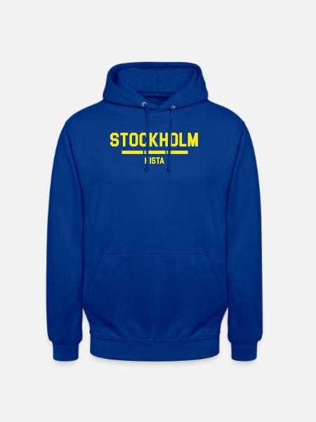 T-Shirt mit Stockholmer Sarg-Design - Unisex Hoodie - Royalblau