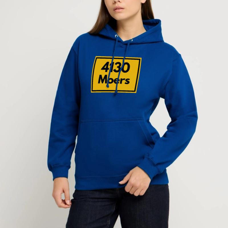 OLD POSTCODE POSTCODE RETRO 4130 MOERS NIEDERRHEIN Unisex Hoodie