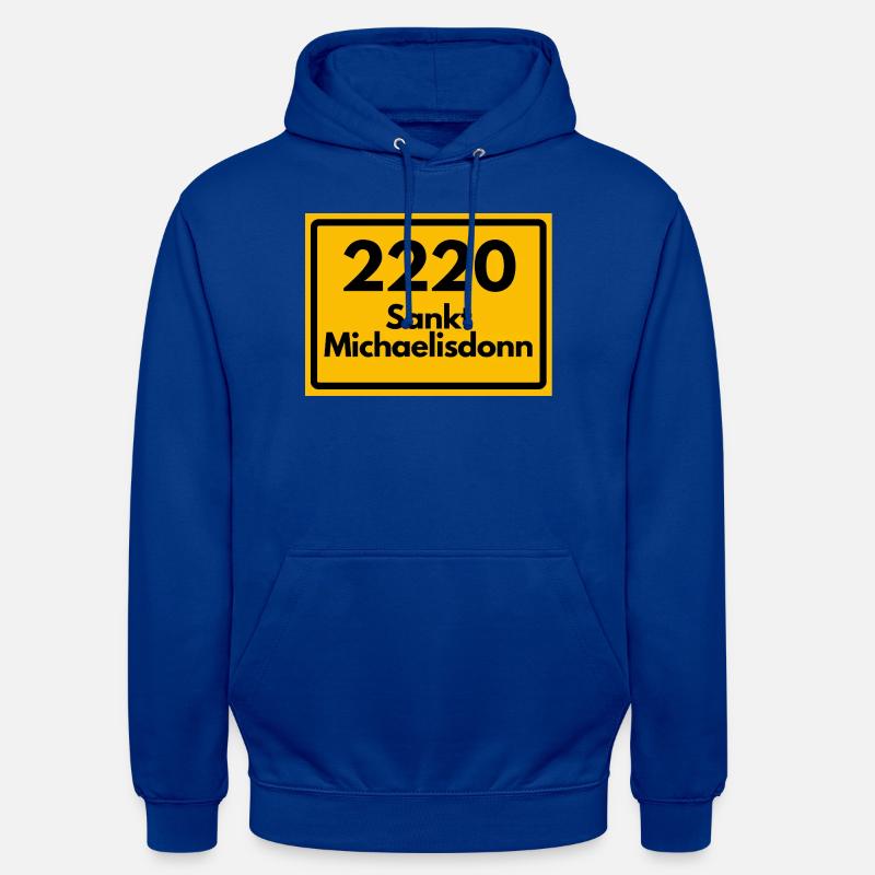 ANCIEN CODE POSTAL 2220 SANKT MICHAELISDONN - Sweat-shirt à capuche unisexe - bleu royal