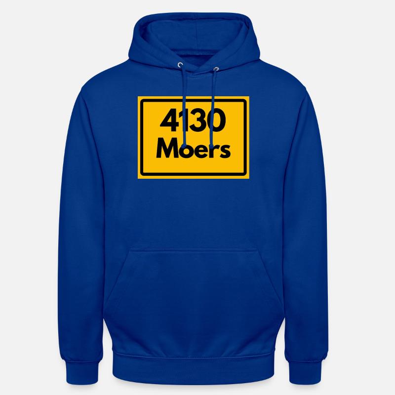ANCIEN CODE POSTAL RÉTRO 4130 MOERS - Sweat-shirt à capuche unisexe - bleu royal