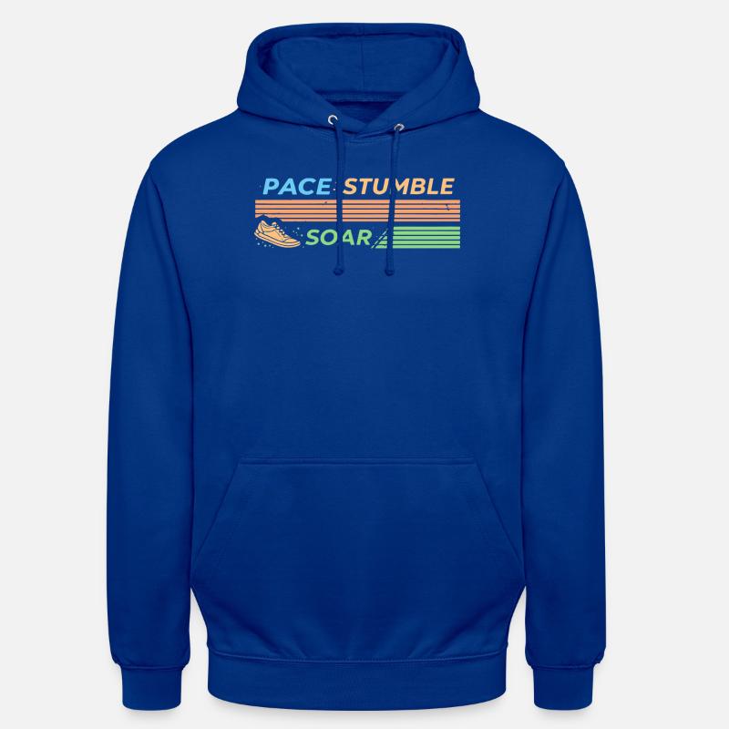 PACE STUMBLE SOAR - Sweat-shirt à capuche unisexe - bleu royal