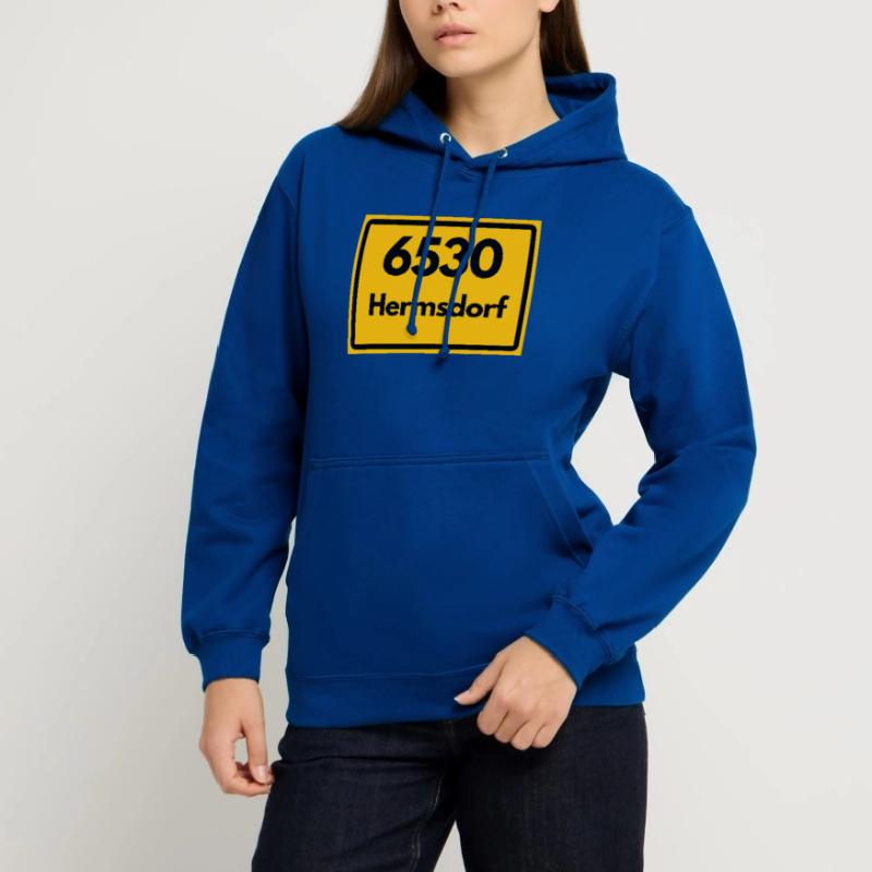 Old Postcode 6530 Hermsdorf, Thuringia, Postal Code Unisex Hoodie