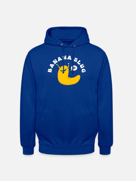 escargot banane - Sweat-shirt à capuche unisexe - bleu royal