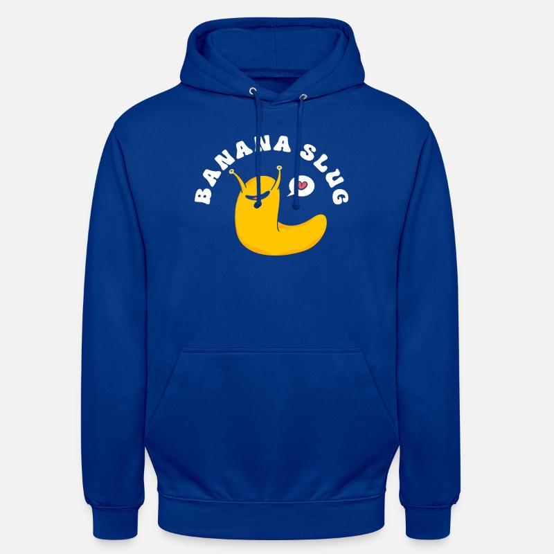 escargot banane - Sweat-shirt à capuche unisexe - bleu royal