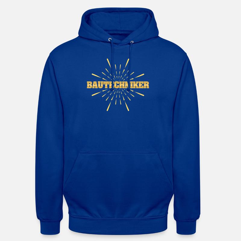 Métier de technicien en construction - Sweat-shirt à capuche unisexe - bleu royal