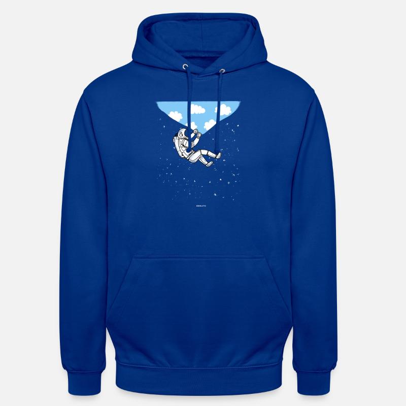 ASTRONAUT clouds gift - Unisex Hoodie - bright royal