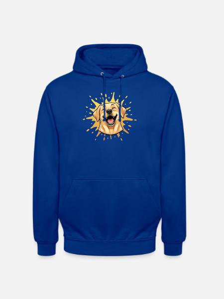 Strahlendes Hundelächeln - Unisex Hoodie - Royalblau