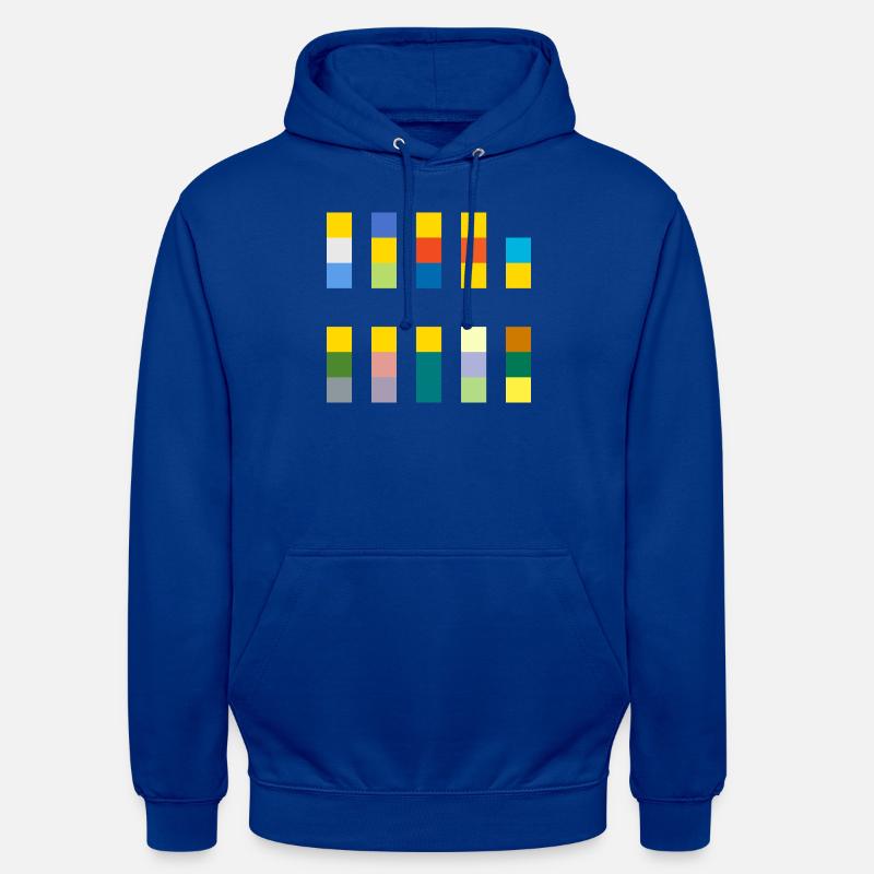 Pixel Springfield - Sweat-shirt à capuche unisexe - bleu royal