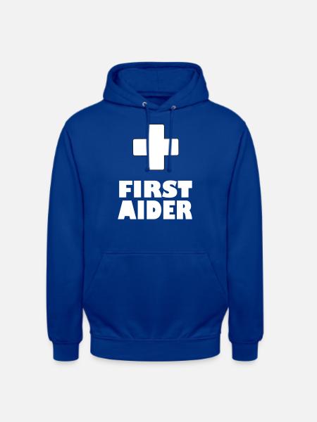 first aider - Unisex Hoodie - bright royal