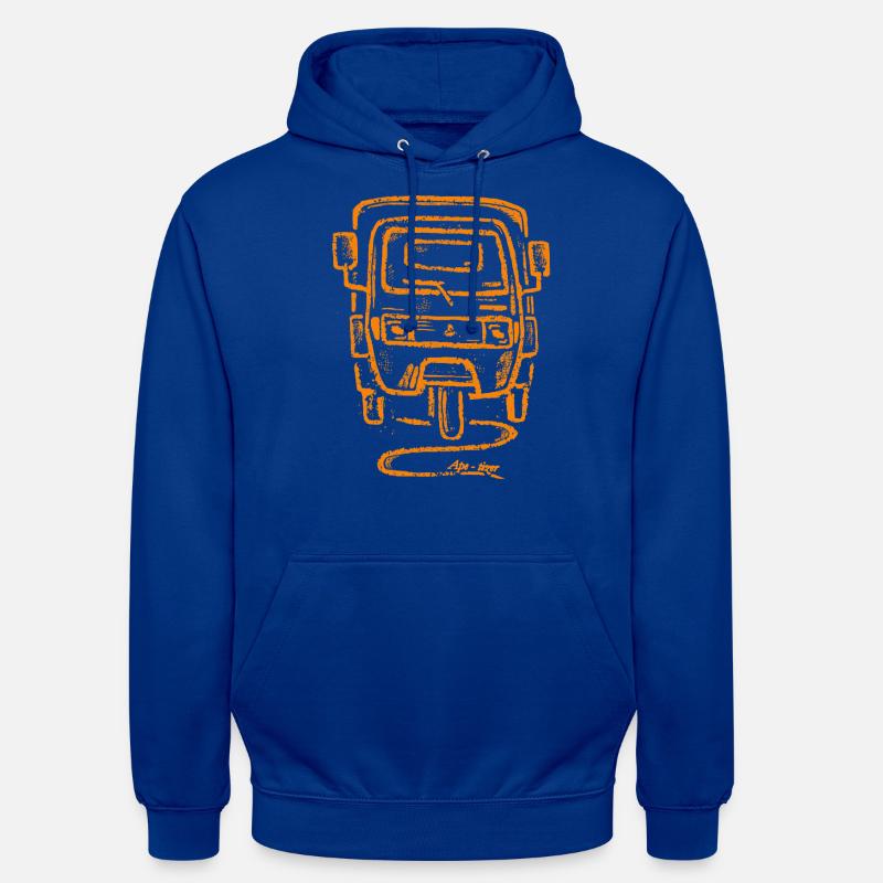 APE TM avec boîte jaune APE-tizer - Sweat-shirt à capuche unisexe - bleu royal