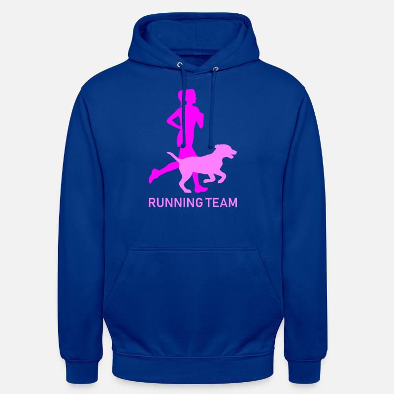 Équipe en cours - Sweat-shirt à capuche unisexe - bleu royal