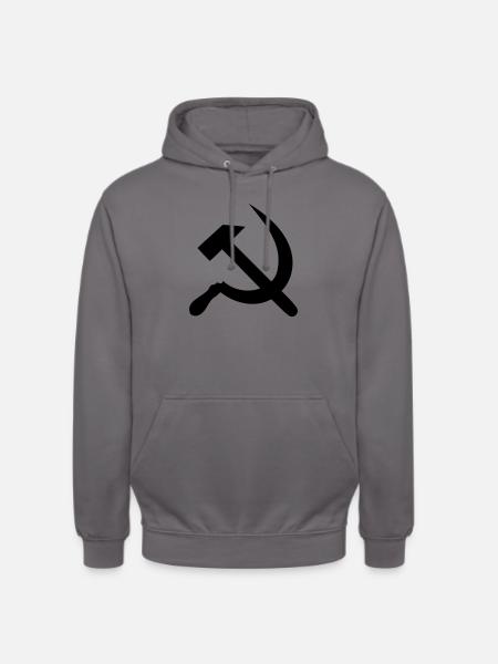 Hammer and sickle - Unisex Hoodie - elephant grey