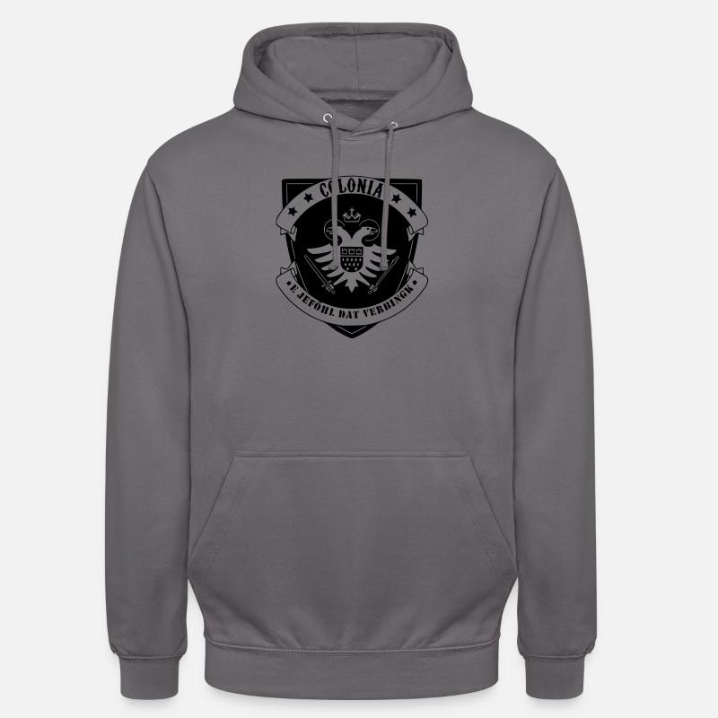 colonia_e_jefoehl_dat_verbingk - Unisex Hoodie - Mittelgrau