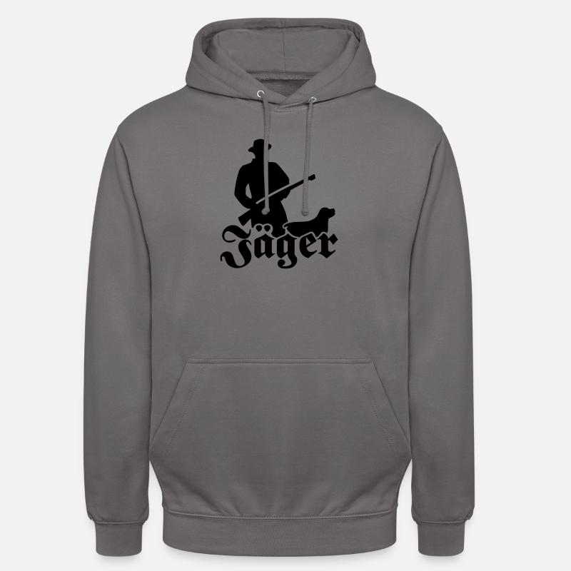 Jäger - Unisex Hoodie - Mittelgrau