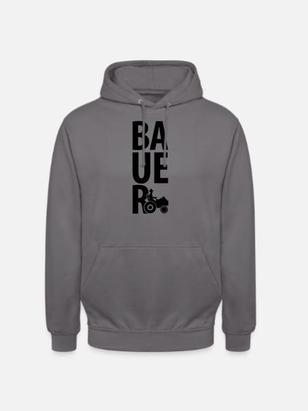 bauer_design_c1 - Unisex Hoodie - elephant grey