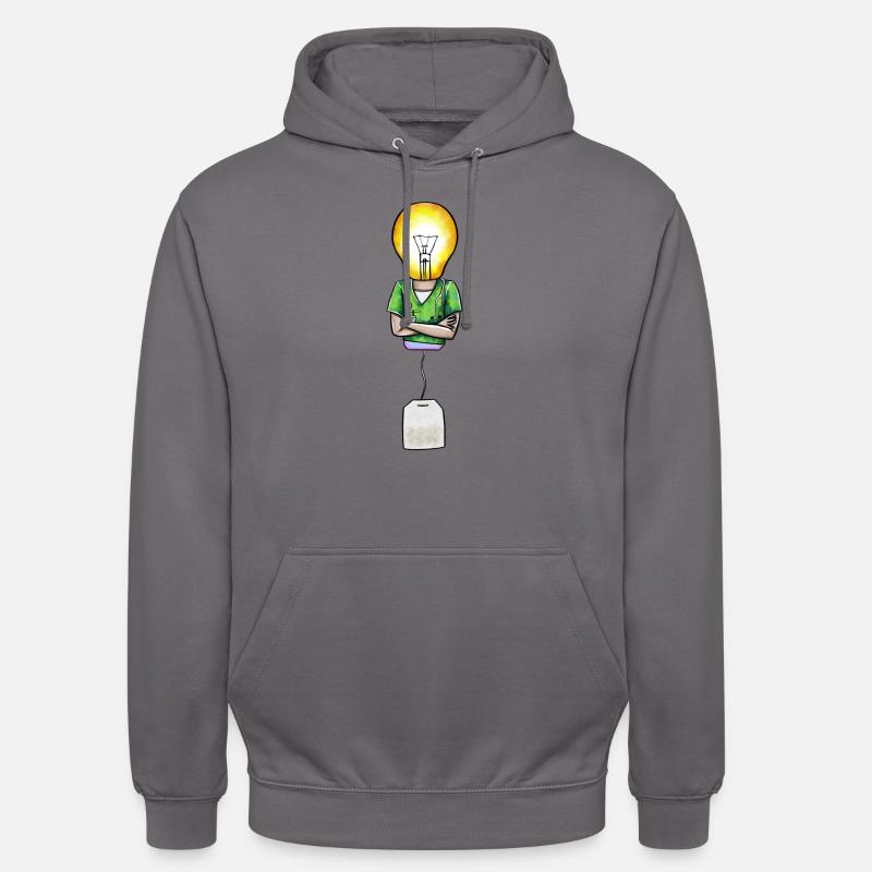 Bulb-Doc-Teebeutels - Unisex Hoodie - Mittelgrau