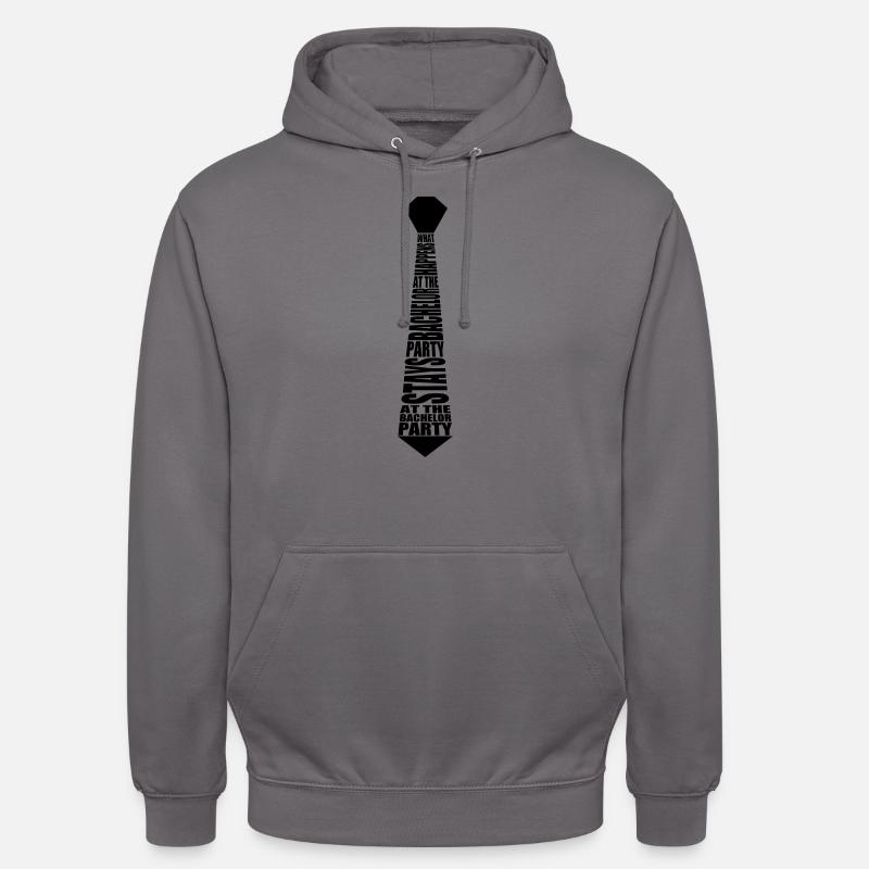 Cravate baccalauréat - Sweat-shirt à capuche unisexe - gris éléphant