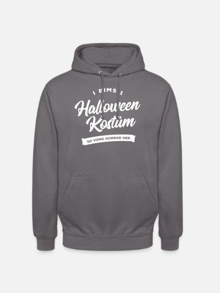 I bims 1 Halloween Kostüm - Unisex Hoodie - Mittelgrau
