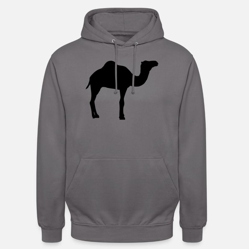 Kamel - Unisex Hoodie - Mittelgrau