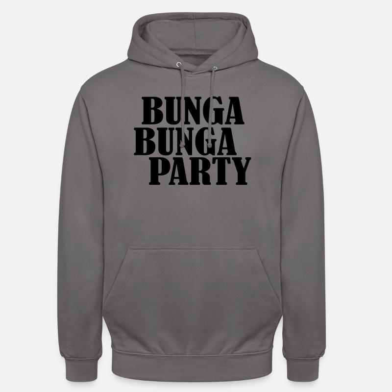 bunga bunga bachelor party - Unisex Hoodie - elephant grey
