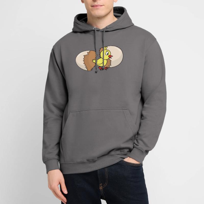 Chick poultry chicken chickens egg chicken egg easter egg Unisex Hoodie